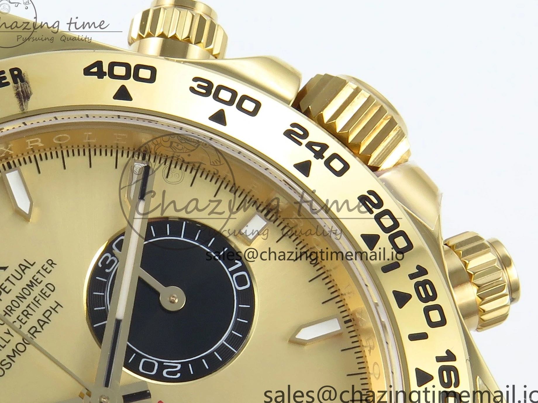 MiroTime 0318 Daytona 126508 APSF 1:1 Best Edition YG Black Dial on YG Braclet SH Unisex 739